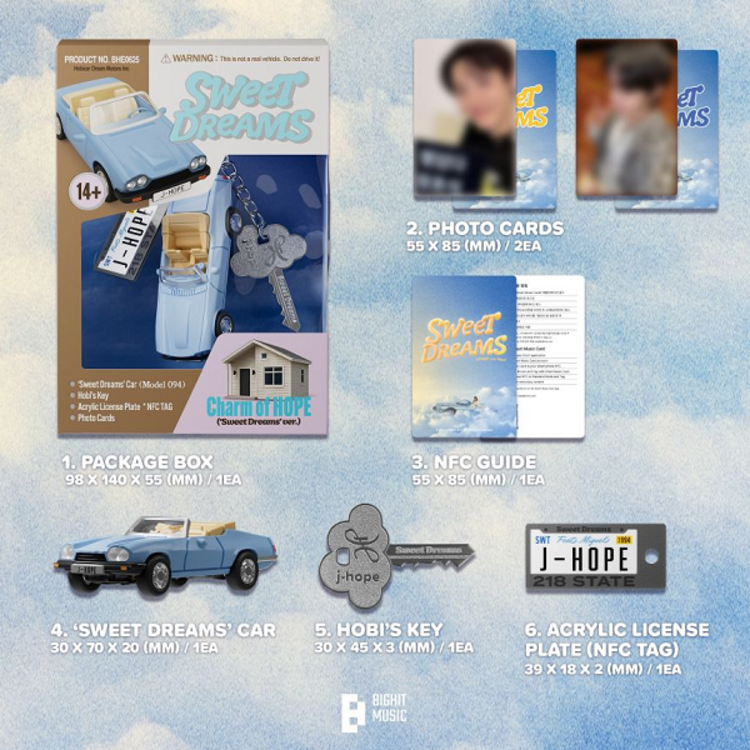 J-HOPE (제이홉) [BTS] - CHARM OF HOPE - [SWEET DREAMS VER.] - SINGLE ALBUM