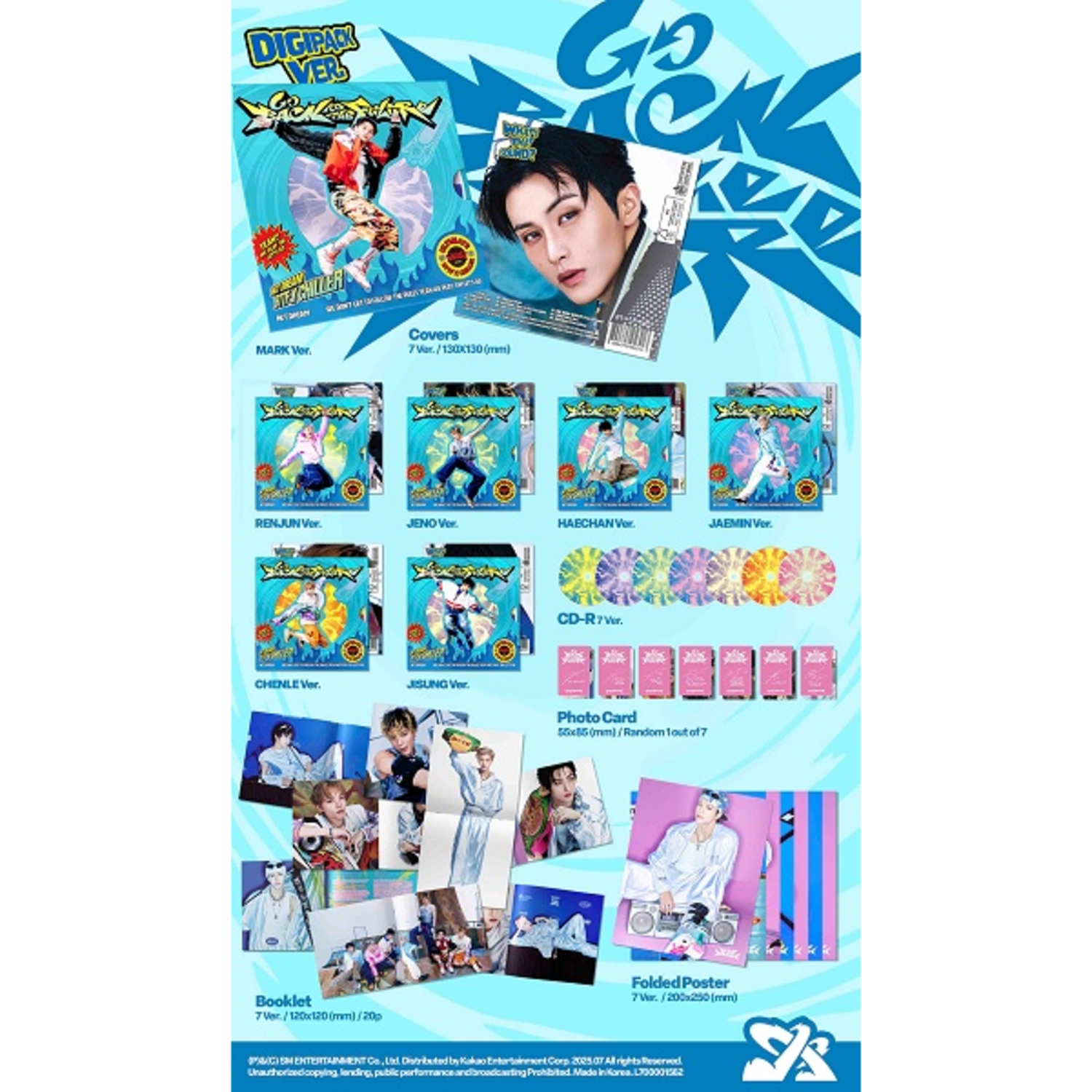 NCT DREAM GO BACK TO THE FUTURE - [DIGIPACK VER.] - 5TH ALBUM