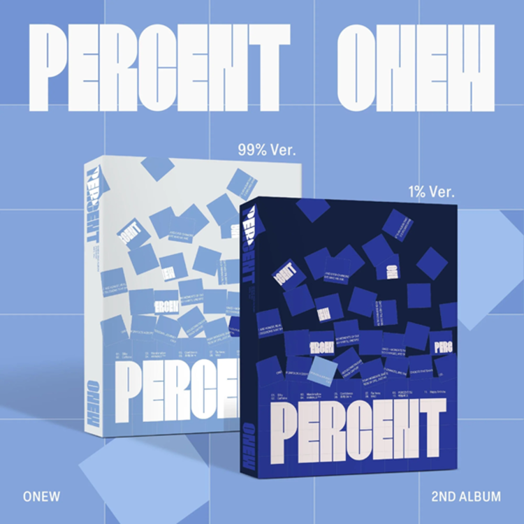ONEW (온유) [SHINEE] - PERCENT - 2ND ALBUM