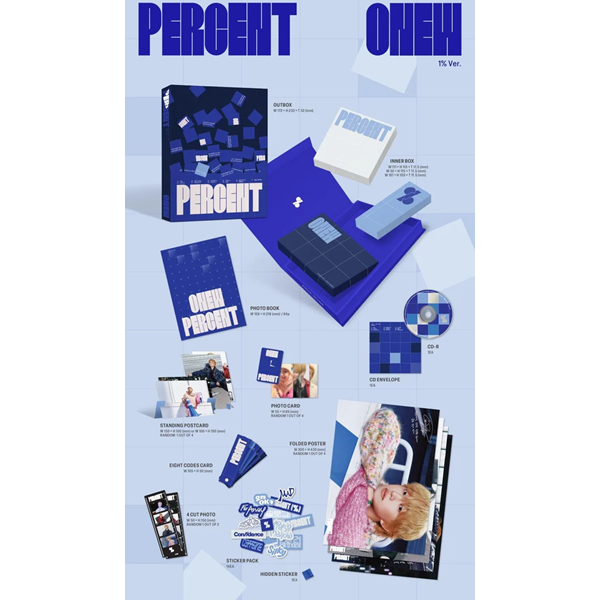 ONEW (온유) [SHINEE] - PERCENT - 2ND ALBUM - SUPERDRAGONTOYS