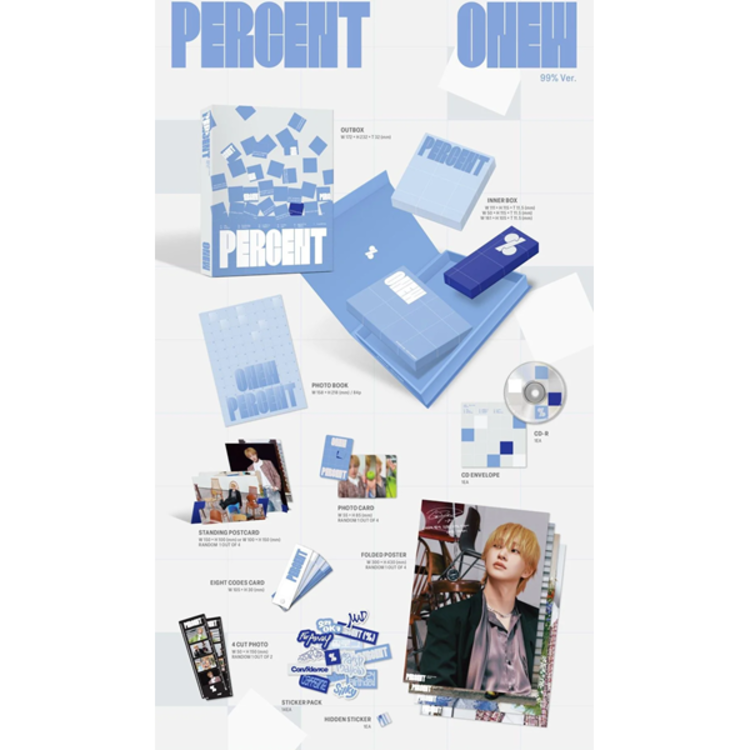 ONEW (온유) [SHINEE] - PERCENT - 2ND ALBUM