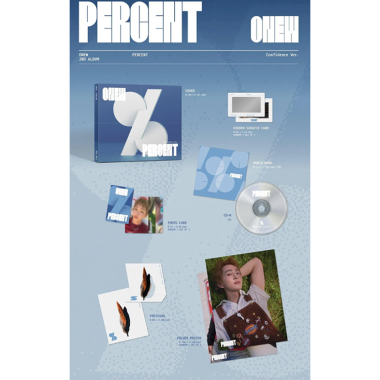 ONEW (온유) [SHINEE] - PERCENT - [DIGIPACK] - 2ND ALBUM