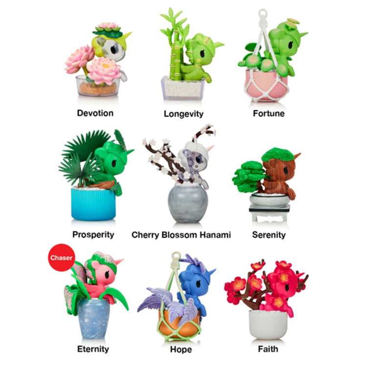 TOKIDOKI TOKIDOKI - BOTANICAL HARMONY UNICORNO - BLINDBOX DECORATIVE FIGURE
