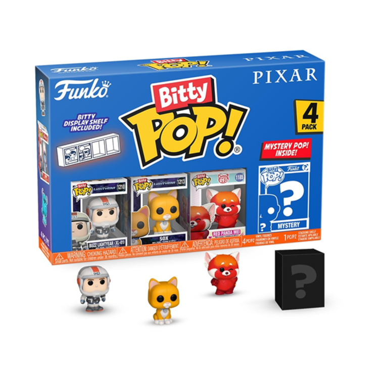 PIXAR - [4-Pack Series ] - FUNKO BITTY POP