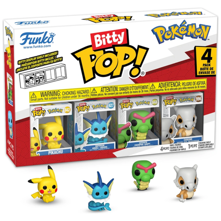 POKEMON - [4-Pack Series] - FUNKO BITTY POP