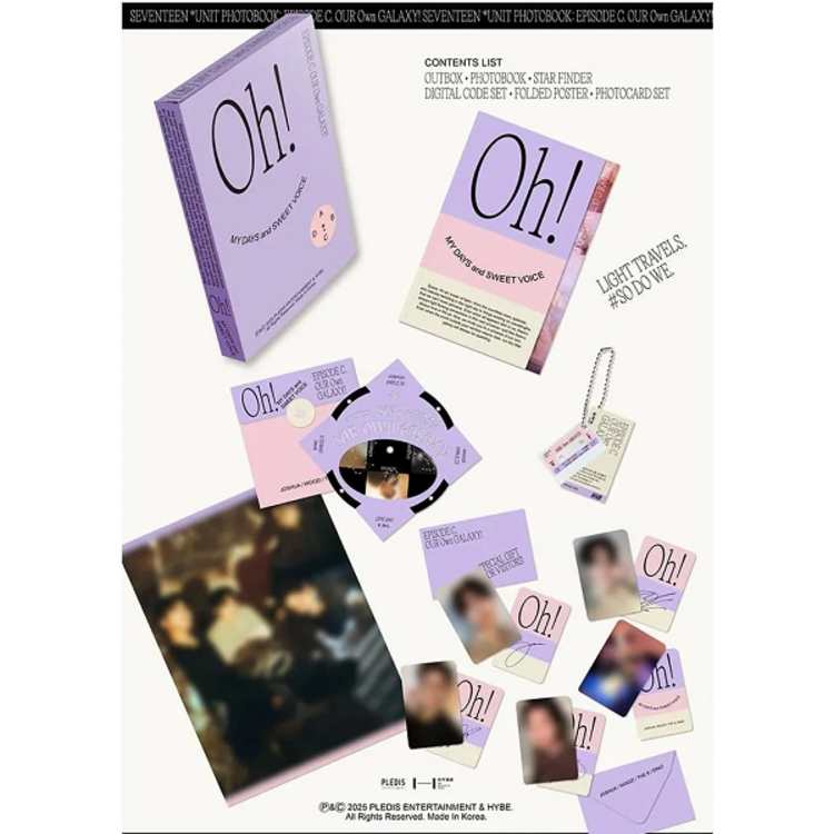 SEVENTEEN (세븐틴) - UNIT PHOTOBOOK [OUR OWN GALAXY!] - [PHOTOBOOK + DIGITAL CODE SET] PACKAGE