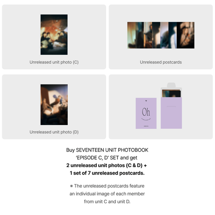 SEVENTEEN (세븐틴) - UNIT PHOTOBOOK [OUR OWN GALAXY!] - [PHOTOBOOK + DIGITAL CODE SET] PACKAGE [2 PHOTOBOOK SET + WEVERSE GIFT]