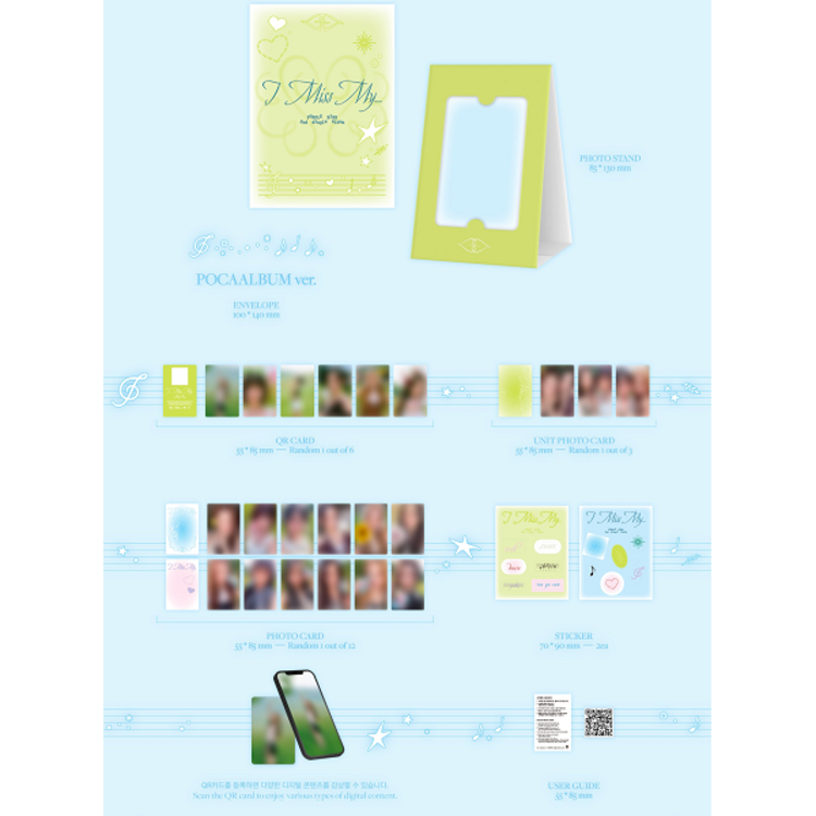 PURPLE KISS (퍼플키스) - I MISS MY.. - [POCA ALBUM] - 2ND SINGLE ALBUM