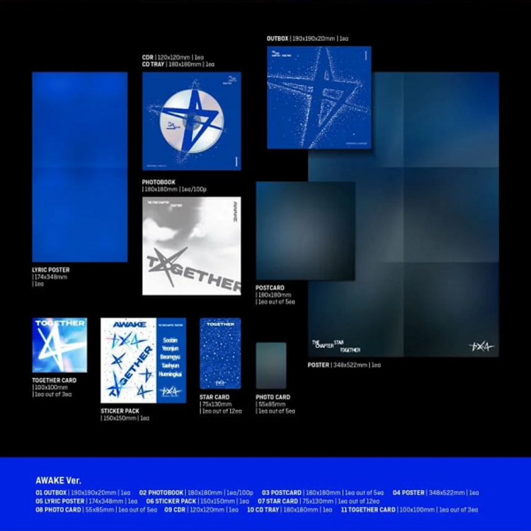 TXT (투모로우바이투게더) - THE STAR CHAPTER : TOGETHER - 4TH ALBUM