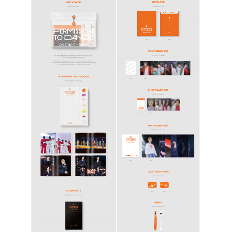 BTS (방탄소년단) - PERMISSION TO DANCE [ON STAGE-SEOUL] - [DIGITAL CODE] PACKAGE