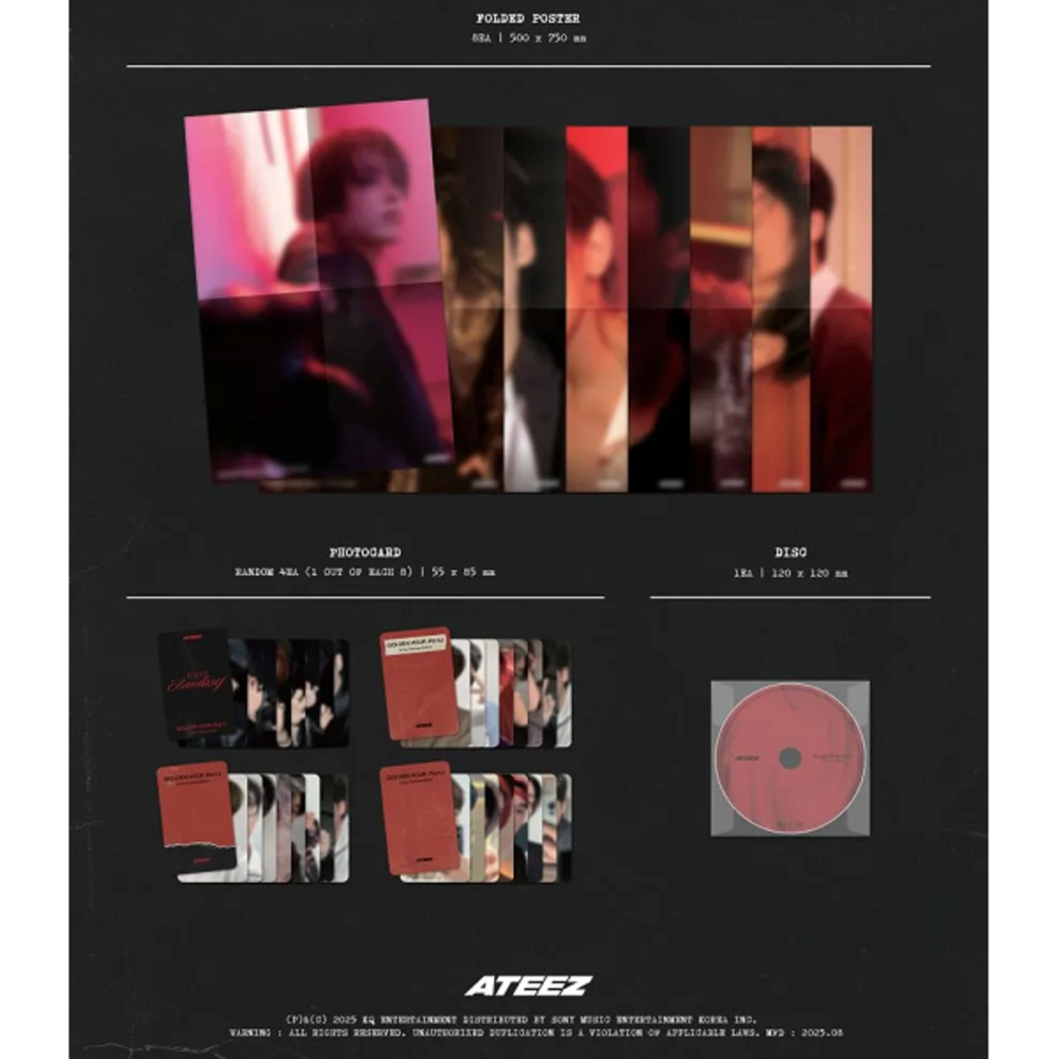 ATEEZ - 'In Your Fantasy Edition’ サン ATEEZ - In Your Fantasy Single CD - SAN – hello82.shop