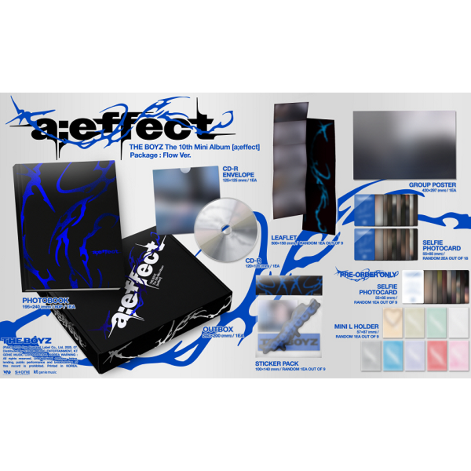 THE BOYZ (더보이즈) - [A;EFFECT] - [FLOW VER.] - 10TH MINI