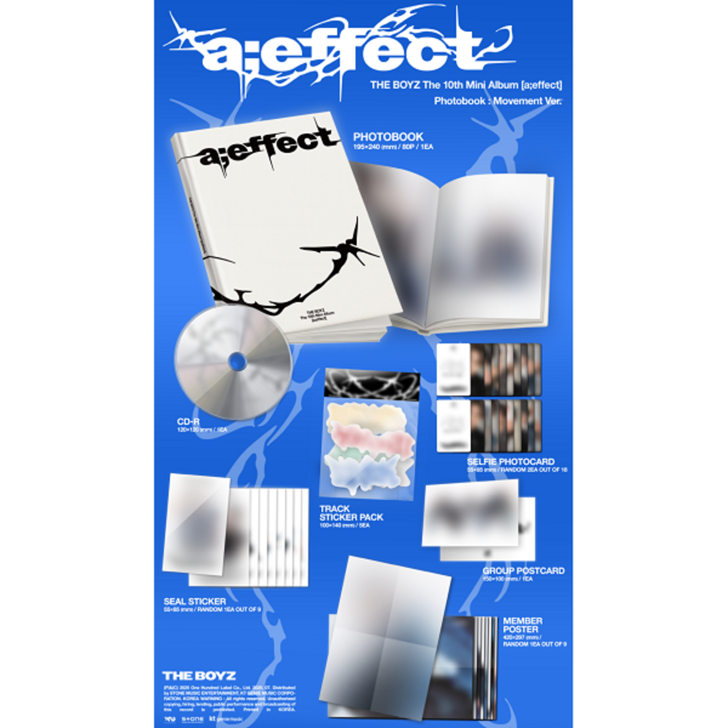 【抜け無し】THE BOYZ a；efect 全員 サイン CD 終了しました】THE BOYZ直筆サイン入りCDを2名様に！10thミニ