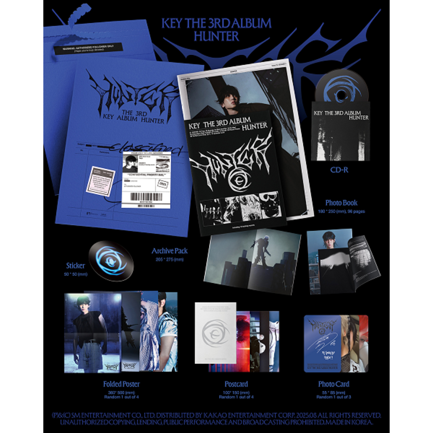 KEY (키) [SHINEE] - HUNTER - [PHOTOBOOK / ARCHIVE VER.] - 3RD