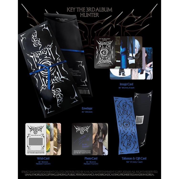 KEY (키) [SHINEE] - HUNTER - [QR / TALISMAN VER.] - 3RD ALBUM