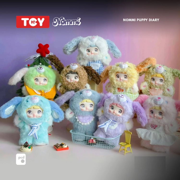 HITOY - NOMMI [PUPPY DAIRY] - PLUSH DOLL KEYCHAIN BLINDBOX