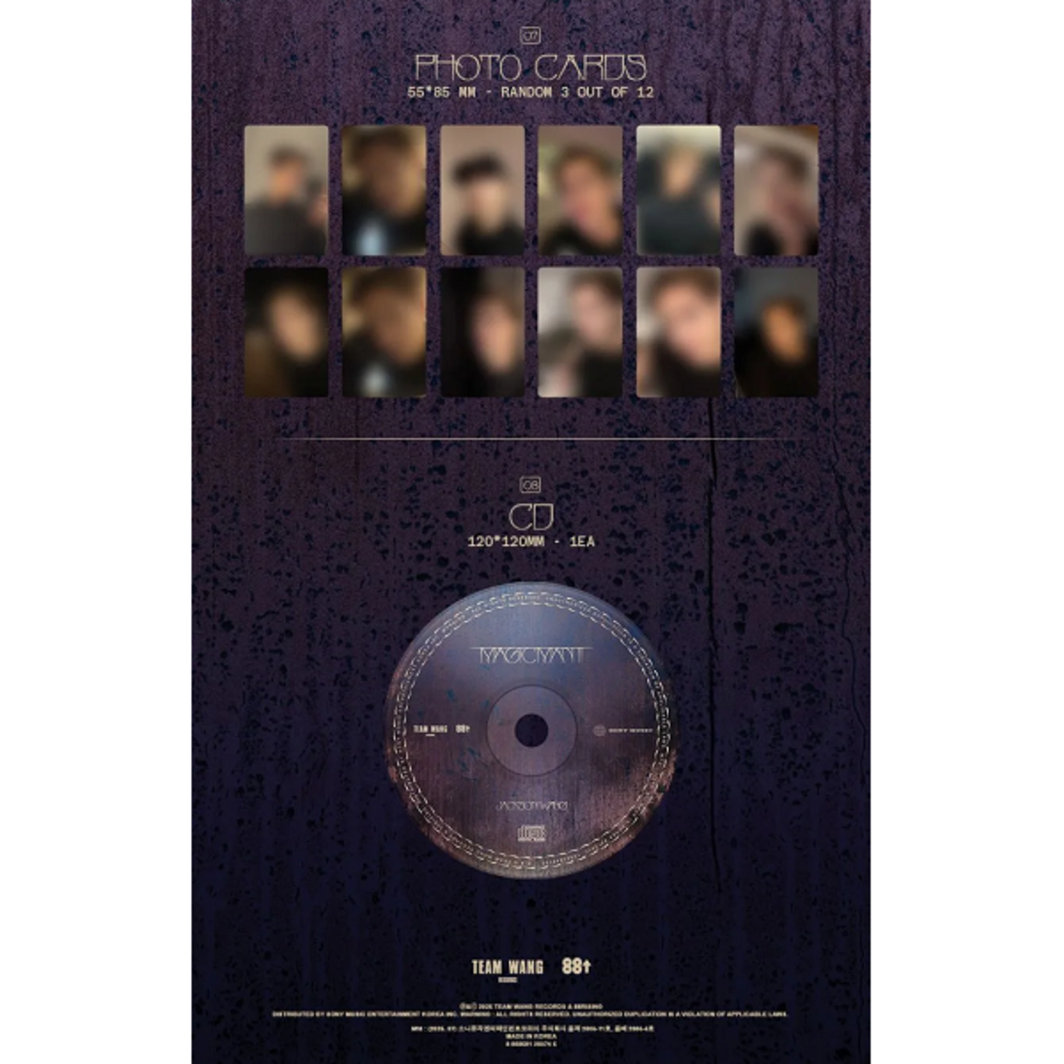 Jackson wang MAGICMAN 2 4 Ver. CD サインカード Jackson Wang - MAGICMAN 2 SIGNED Vinyl Record LP: Amazon.sg: Music