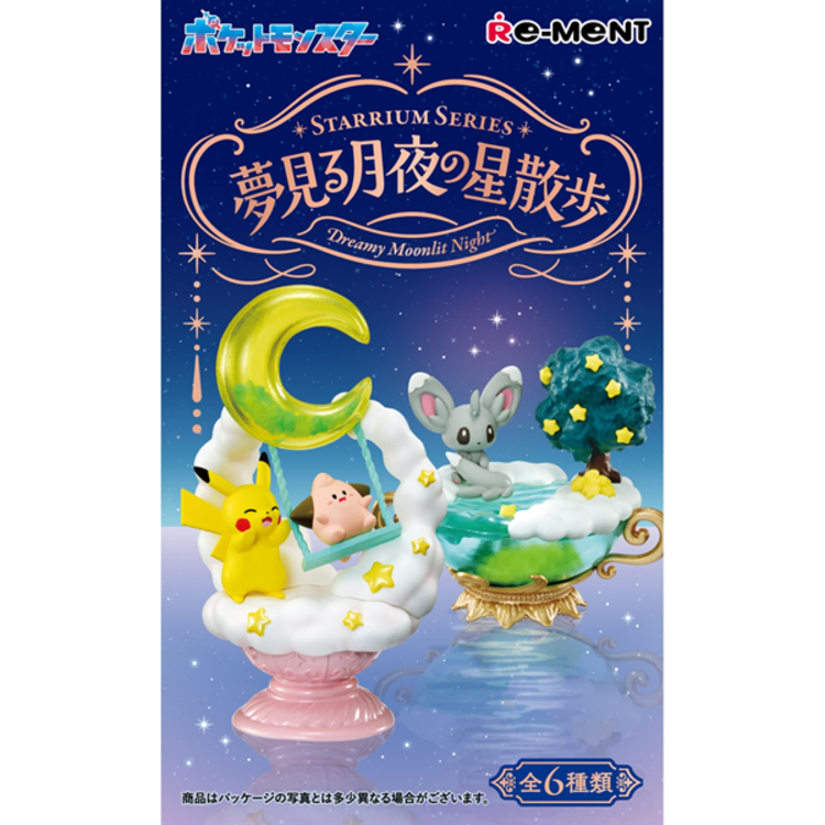 RE-MENT RE-MENT - POKEMON - DREAMY MOONLIT NIGHT [STARRIUM] - BLINDBOX MINI FIGURE