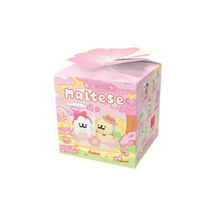 FUNISM - MALTESE [CHERRY BLOSSOMS SERIES] - BLINDBOX MINI FIGURE