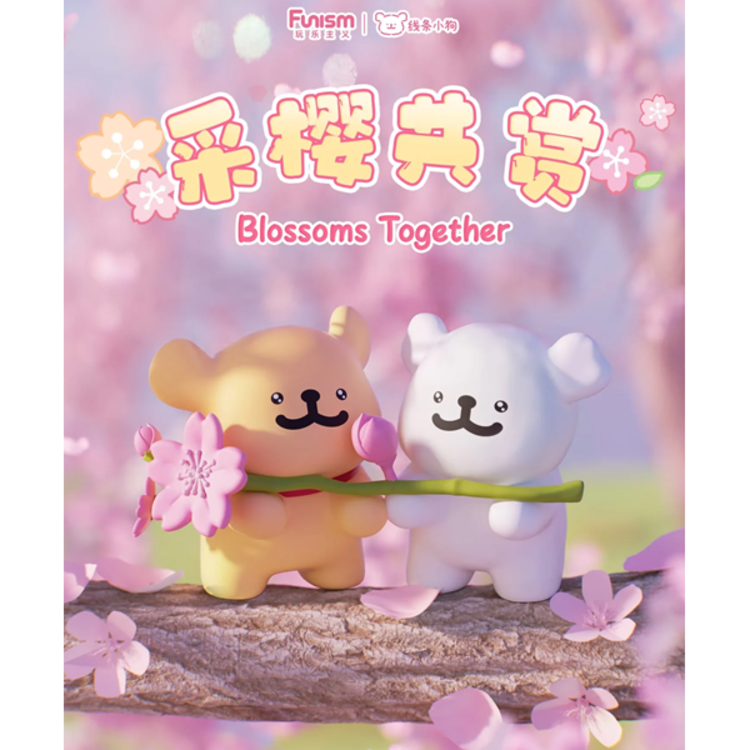 FUNISM - MALTESE [CHERRY BLOSSOMS SERIES] - BLINDBOX MINI FIGURE