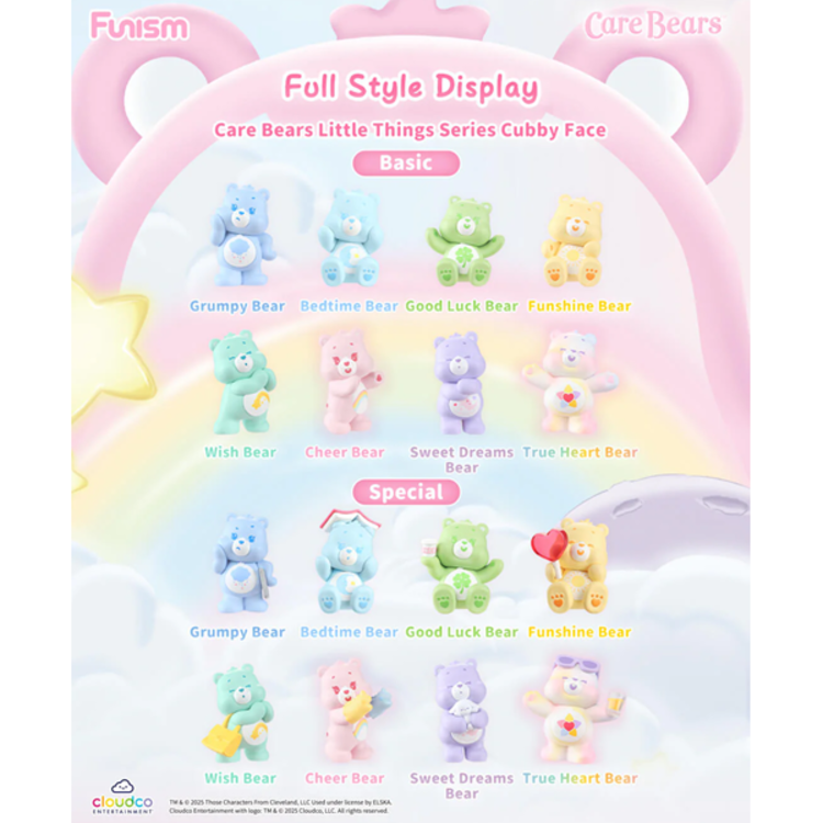 FUNISM - CARE BEARS [LITTLE THINGS SERIES] - BLINDBOX "CUBBY FACE"