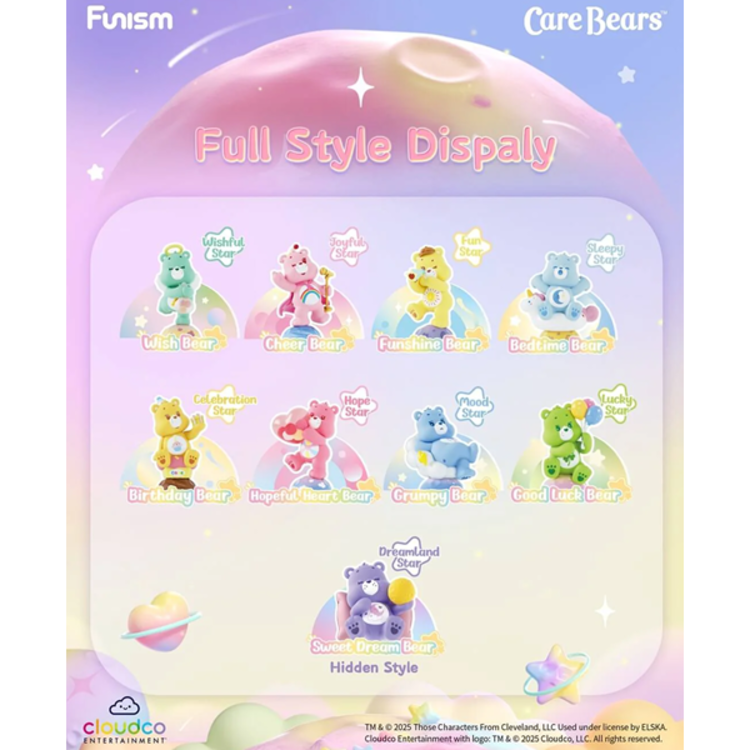 FUNISM - CARE BEARS [PLANET OF JOY SERIES] - BLINDBOX MINI FIGURE