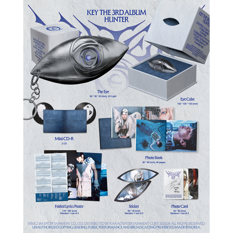 KEY (키) [SHINEE] - HUNTER - [PACKAGE B / THE CUBE VER.] - 3RD ALBUM