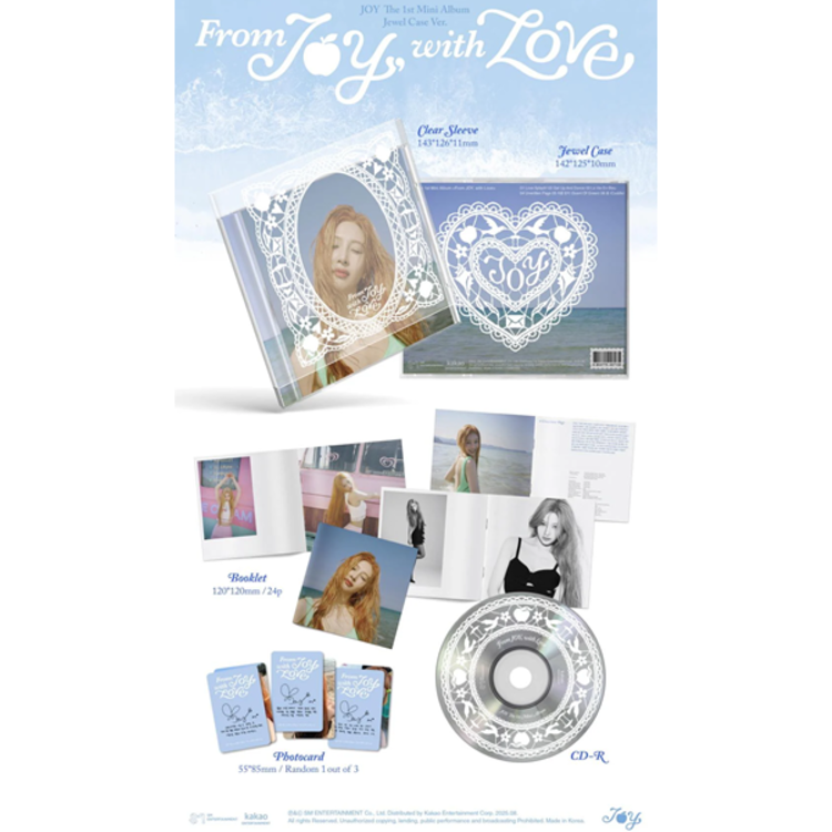 JOY (조이) [RED VELVET] - FROM JOY, WITH LOVE - [JEWEL CASE] - 1ST MINI ALBUM