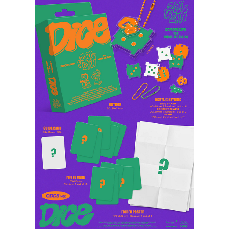 ZOONIZINI (주니지니) [ASTRO] - DICE - [ODDS VER.] - 1ST MINI ALBUM