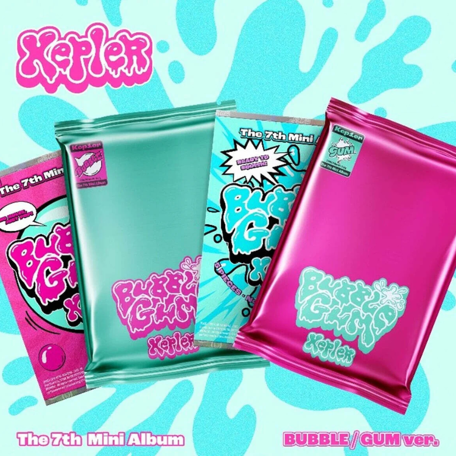 KEP1ER (케플러) - BUBBLE GUM - 7TH MINI ALBUM - SUPER DRAGON TOYS