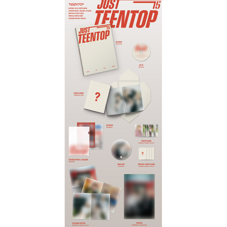 TEEN TOP (틴탑) - [JUST 15, JUST TEEN TOP] - MINI ALBUM