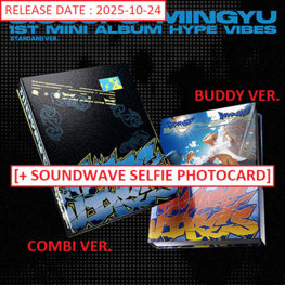 S.COUPS X MINGYU [SEVENTEEN] - HYPE VIBES - 1ST MINI ALBUM + [SOUNDWAVE PHOTOCARD]