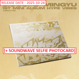 S.COUPS X MINGYU [SEVENTEEN] - HYPE VIBES - [COMPACT VER.] - 1ST MINI ALBUM + [SOUNDWAVE PHOTOCARD]