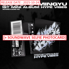 S.COUPS X MINGYU [SEVENTEEN] - HYPE VIBES - [WEVERSE ALBUM] - 1ST MINI ALBUM + [SOUNDWAVE PHOTOCARD]
