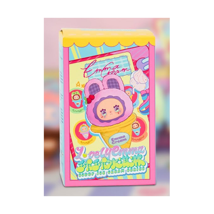 EMMA LOVELY EMMA - SCOOP ICE CREAM SERIES - BLINDBOX PLUSH KEYCHAIN