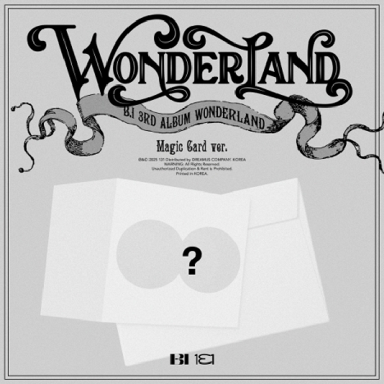 B.I (비아이) - WONDERLAND - [MAGIC CARD VER.] - 3RD ALBUM