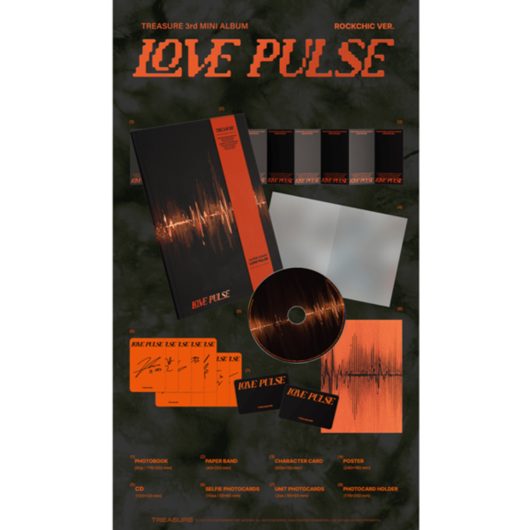 TREASURE - LOVE PULSE - 3RD MINI ALBUM