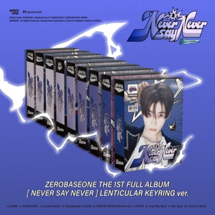 ZEROBASEONE (제로베이스원) - NEVER SAY NEVER - [LENTICULAR KEYRING VER.] - 1ST FULL ALBUM