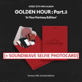 ATEEZ (에이티즈) - GOLDEN HOUR [PART.3 / IN YOUR FANTASY EDITION] - [LIMITED VER.] - 12TH MINI ALBUM + [SOUNDWAVE PHOTOCARD]
