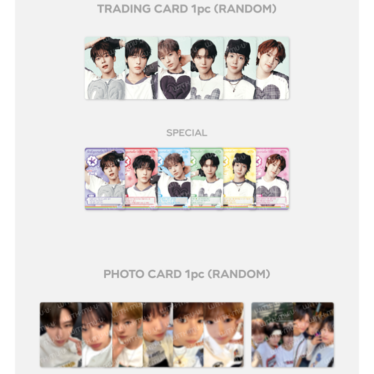 NCT WISH (엔시티 위시) - [FIND YOUR COLOR] TRADING CARD SET (COLOR VER.) - OFFICIAL MD