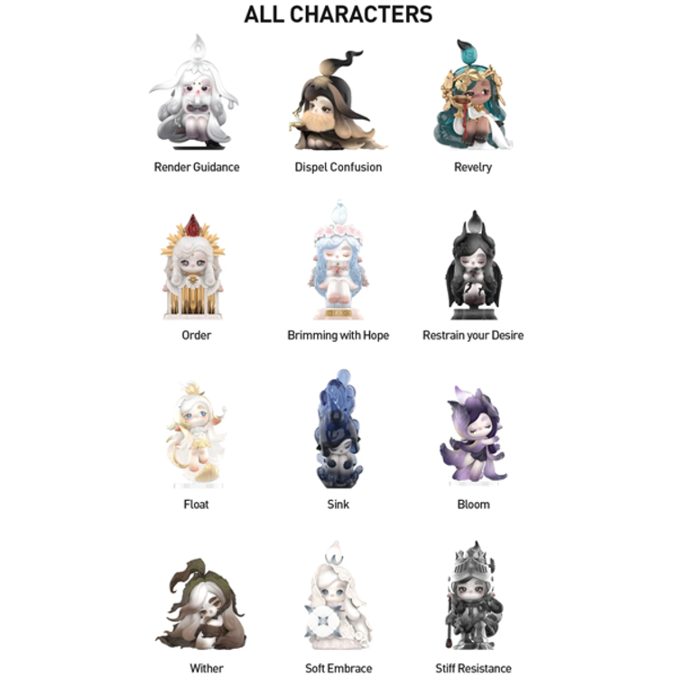 POP MART POP MART - CHAKA  [CANDLE WHISPER SERIES] - BLINDBOX MINI FIGURE