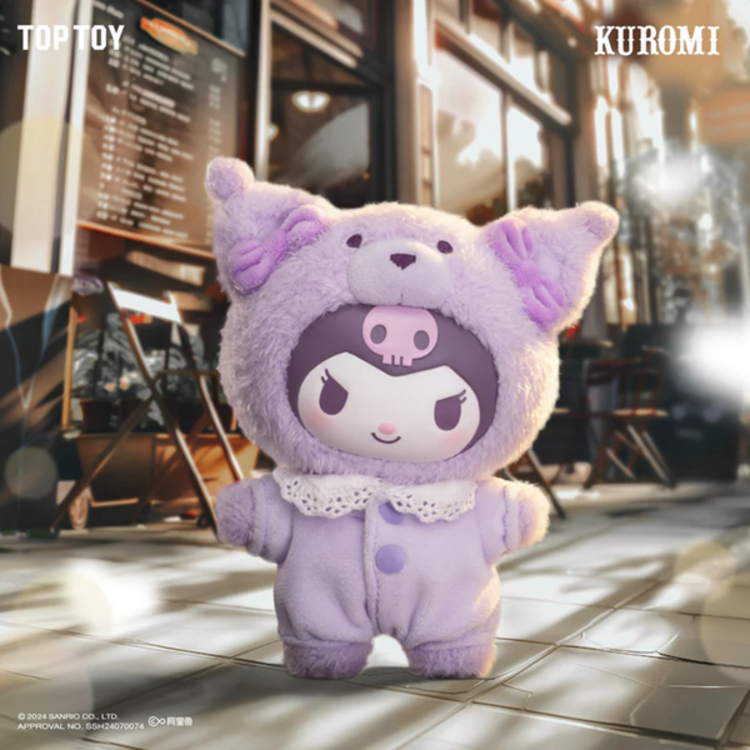 TOP TOY - SANRIO CHARACTERS [LATTE BABY] - PLUSH DOLL KEYCHAIN BLINDBOX