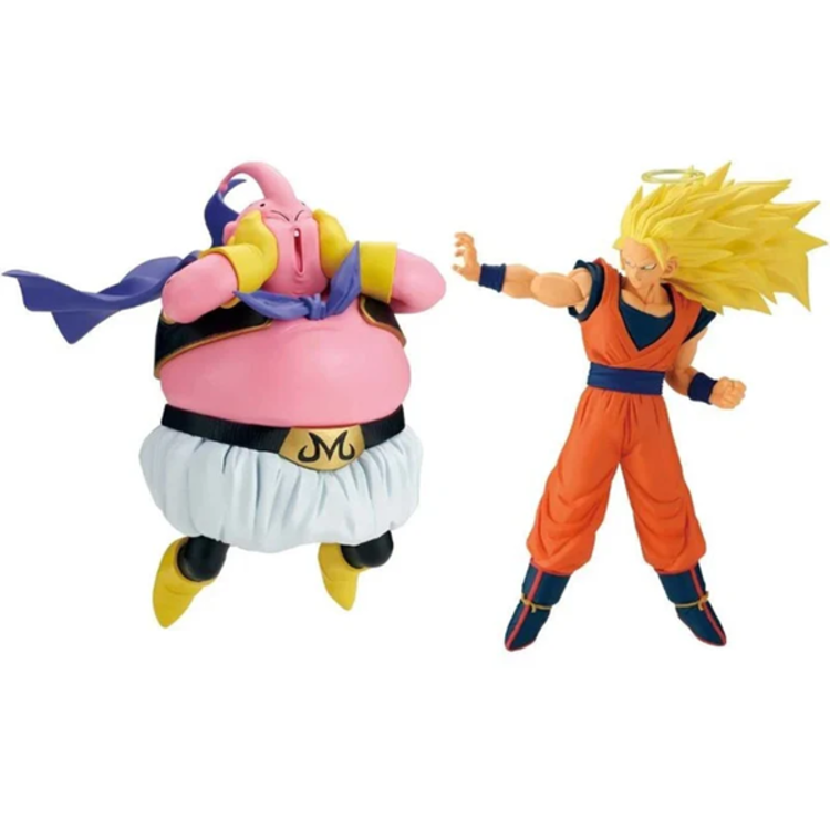 BANDAI DRAGON BALL Z - PROMO PACK 2 FIGURES - MAJIN BUU + SON GOKU  [MATCH MAKERS]