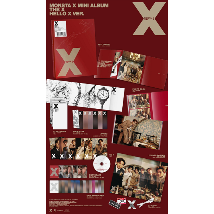 MONSTA X (몬스타엑스) - THE X - 13TH MINI ALBUM