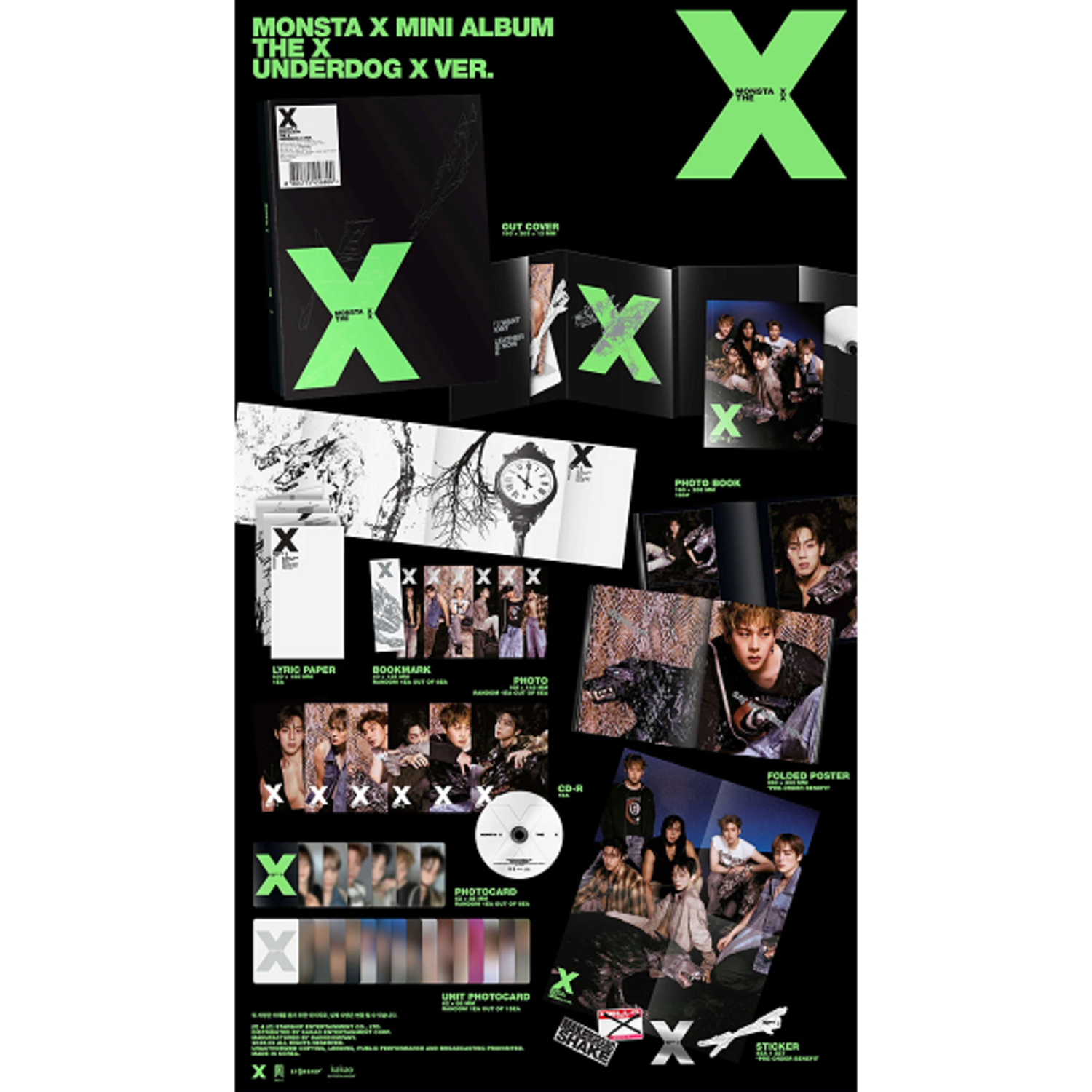 MONSTA X (몬스타엑스) - THE X - 13TH MINI ALBUM - SUPER DRAGON TOYS