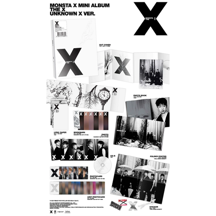 MONSTA X (몬스타엑스) - THE X - 13TH MINI ALBUM