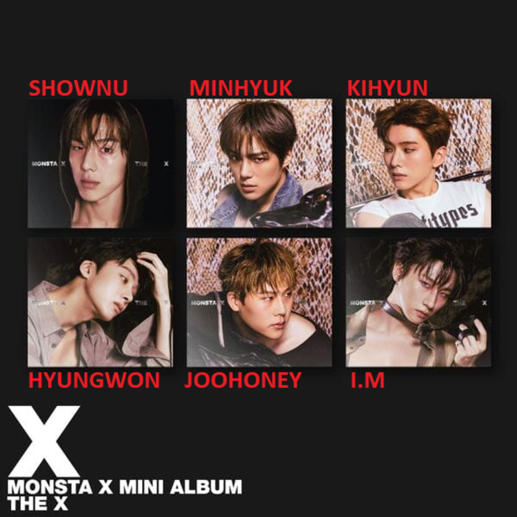 MONSTA X (몬스타엑스) - THE X - [DIGIPACK] - 13TH MINI ALBUM