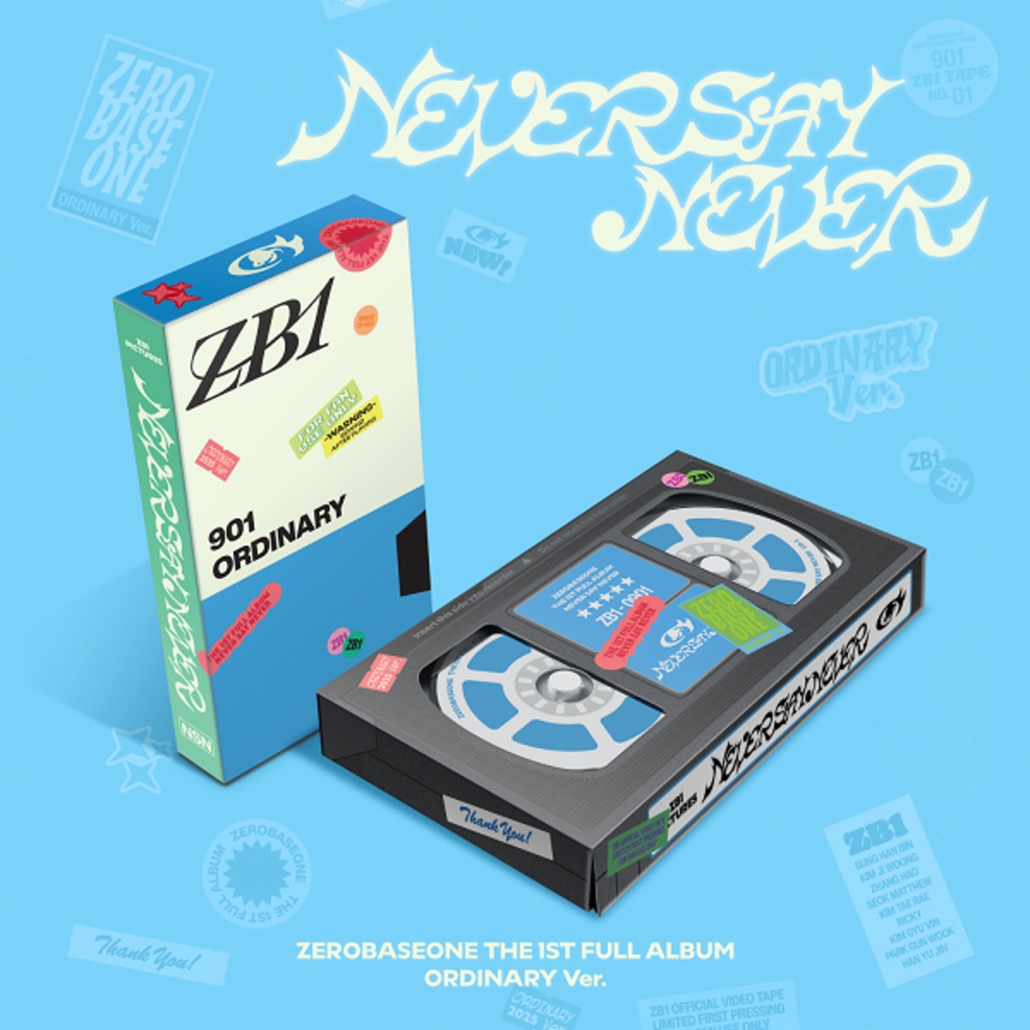 ZEROBASEONE NEVER SAY NEVER - [ORDINARY VER.] - 1ST FULL ALBUM