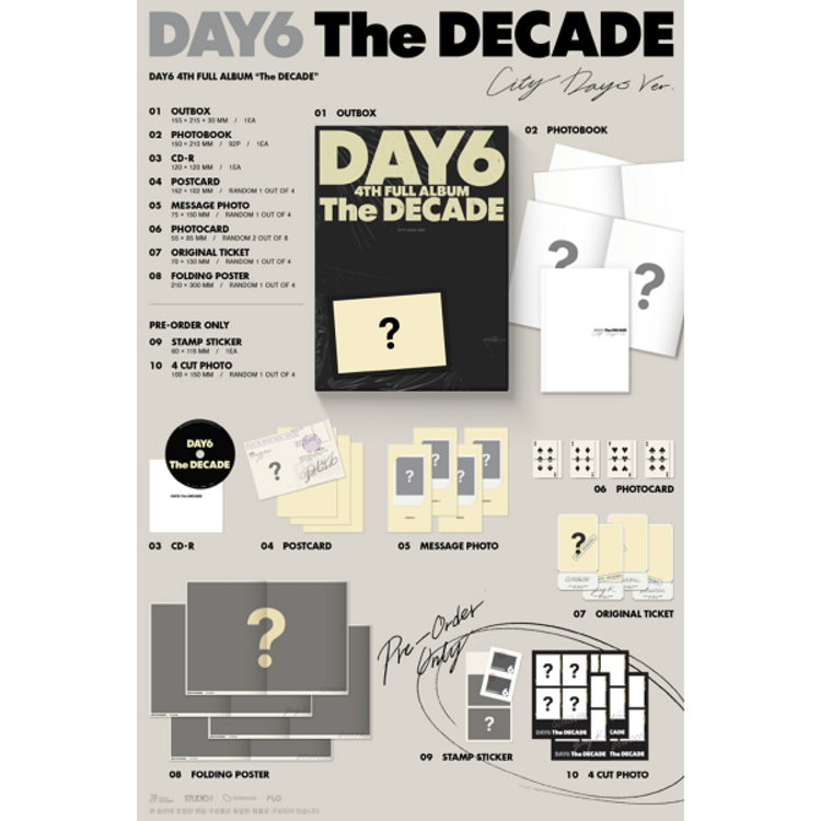 DAY6 (데이식스) - THE DECADE - 4TH ALBUM