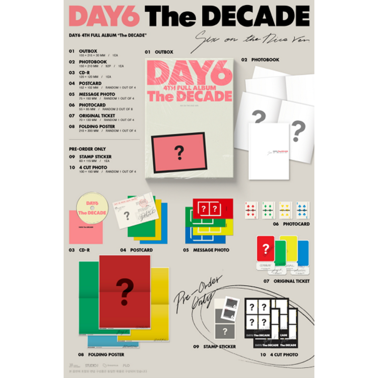 DAY6 (데이식스) - THE DECADE - 4TH ALBUM